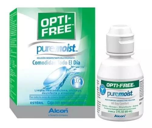 Solución Para Lentes De Contacto Opti Free Pure Moist